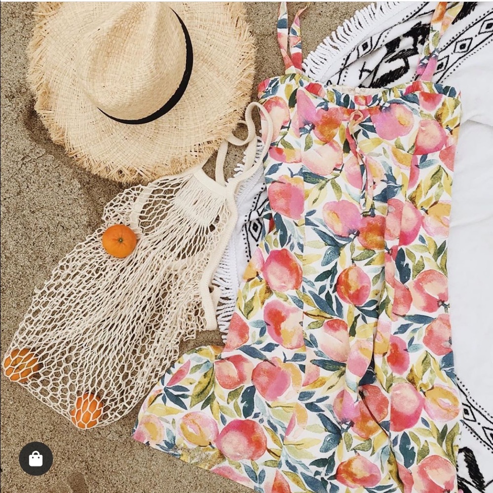 Just Peachy Sweetheart Dress